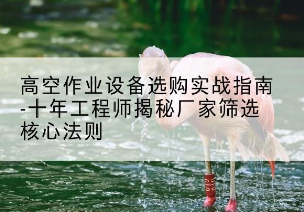 黎川剪叉式升降机厂家-高空作业设备选购实战指南-十年工程师揭秘厂家筛选核心法则
